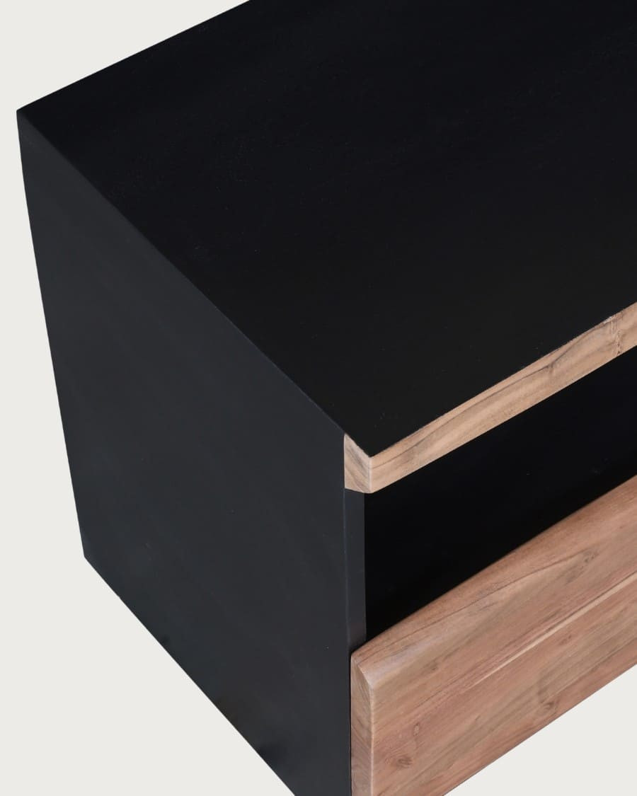 Axis - TV meubel van acaciahout live edge met LED verlichting