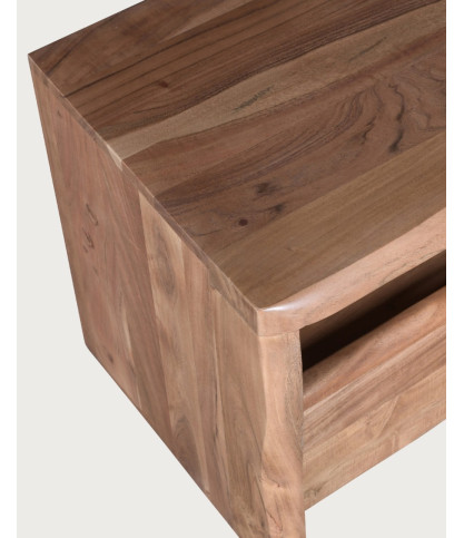 Ella - Meuble TV en bois d'acacia 140 cm
