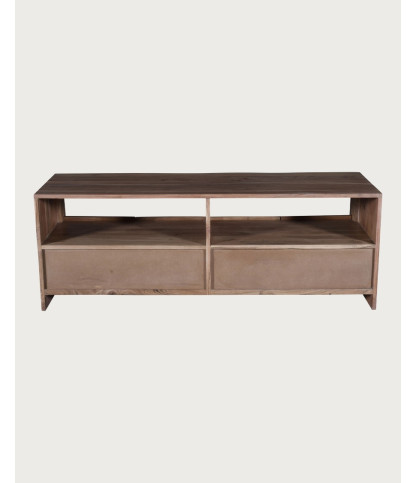 Ella - Meuble TV en bois d'acacia 140 cm