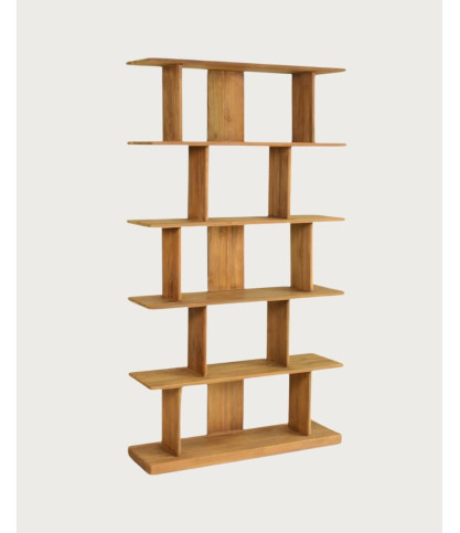Mika - Libreria in teak massello