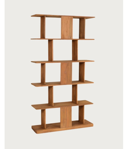 Mika - Solid teak bookcase