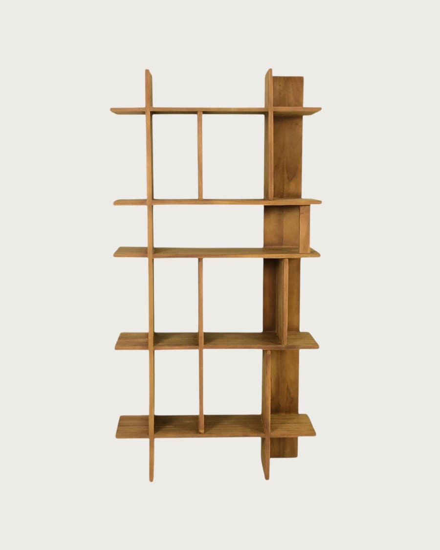 Riva - Solid teak bookcase