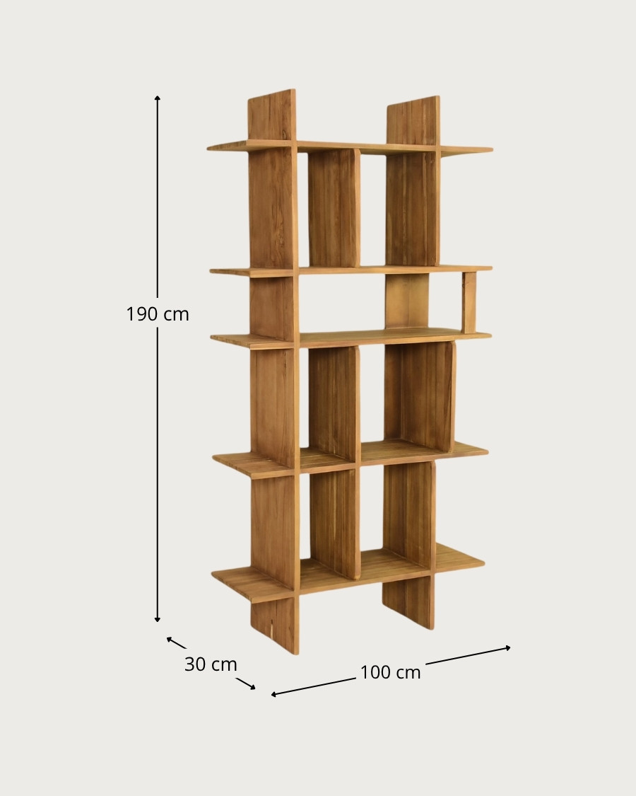Riva - Librería de teca maciza