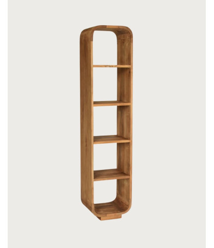 Tomo - Solid teak column shelf