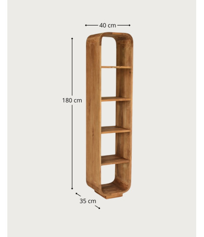 Tomo - Massief teakhouten kolomplank