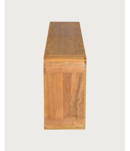 Tomo - Low shelf in solid teak