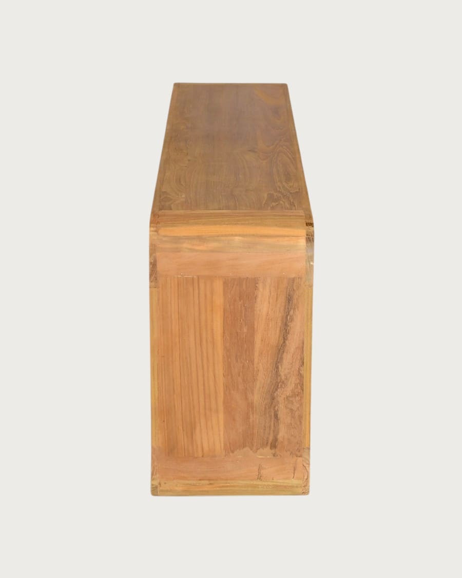 Tomo - Lage plank van massief teakhout
