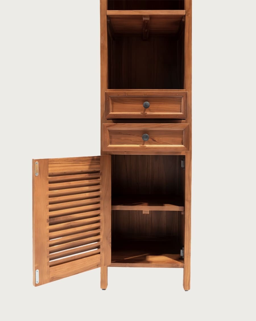 Voro - Columna de baño de madera de teca