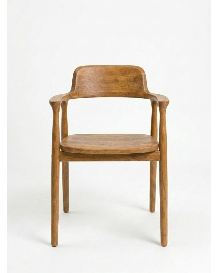 Kendi - Chaise en teck massif