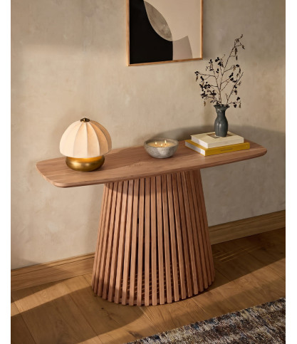 Console design en bois d’acacia massif