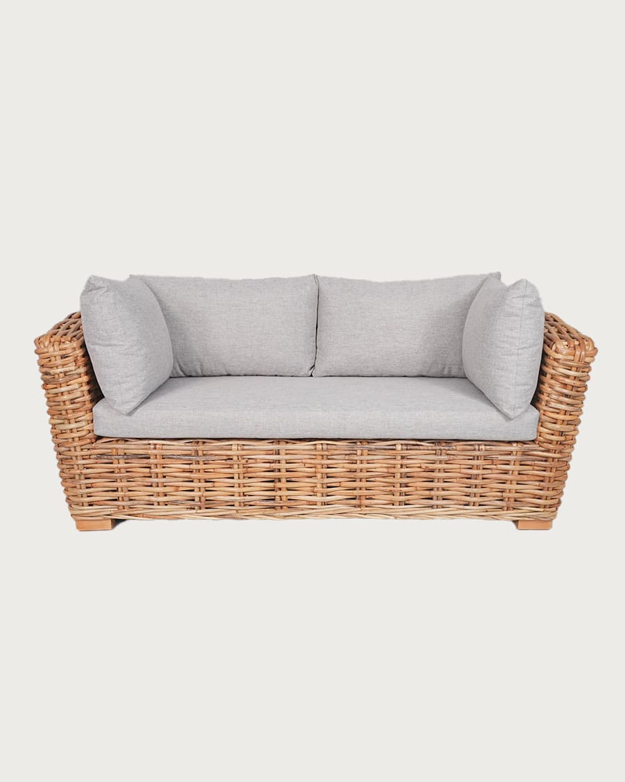 2 Sitzer Gartensofa aus Rattan 2 Sitzer Gartensofa aus Rattan