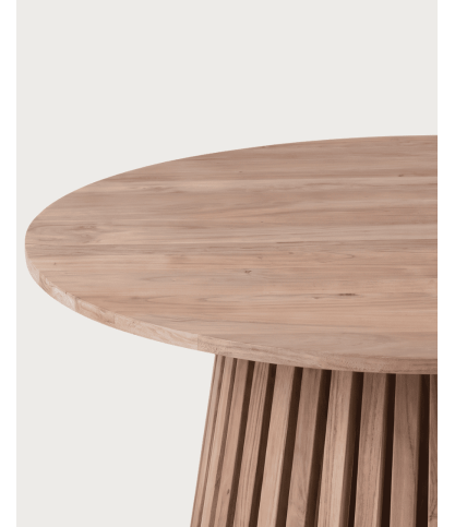 Tibo - Round acacia wood dining table