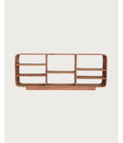 Tomo - Low shelf in solid teak