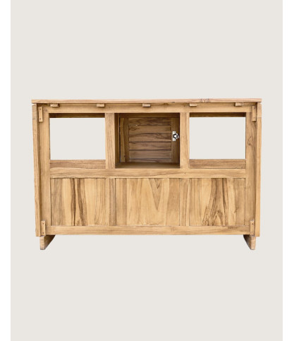 Oasis - Waschtischunterschrank aus massivem Teakholz, 120 cm
