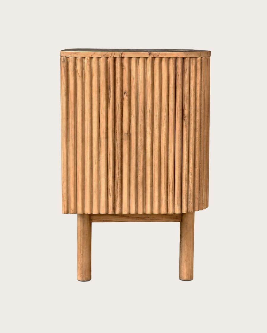 Orma - Meuble salle de bain en bois de teck 2 portes