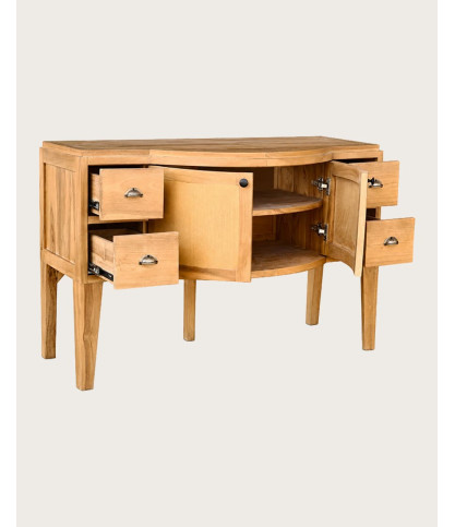 Dikana - Teak Sideboard mit Stauraum, 120 cm