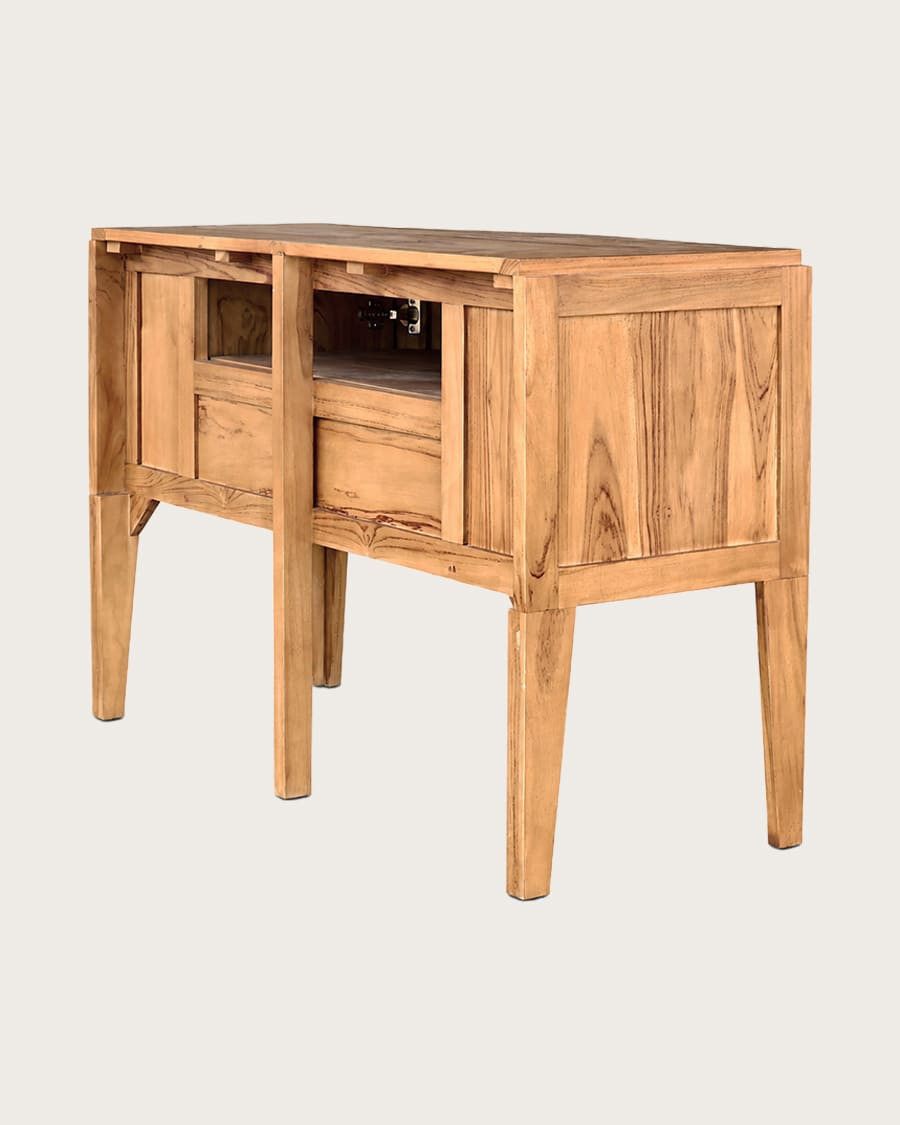 Dikana - Teak Sideboard mit Stauraum, 120 cm