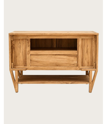 Teresina - Teak Sideboard mit Stauraum, 120 cm