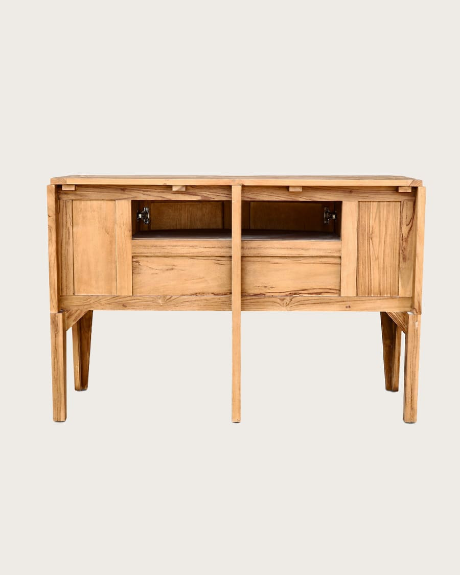 Dikana - Teak sideboard with storage, 120 cm