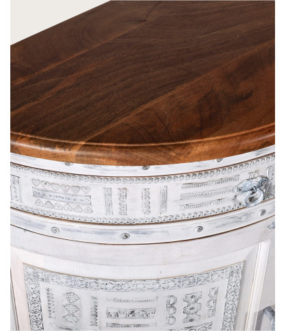 Argo - Dressoir van massief wit mangohout