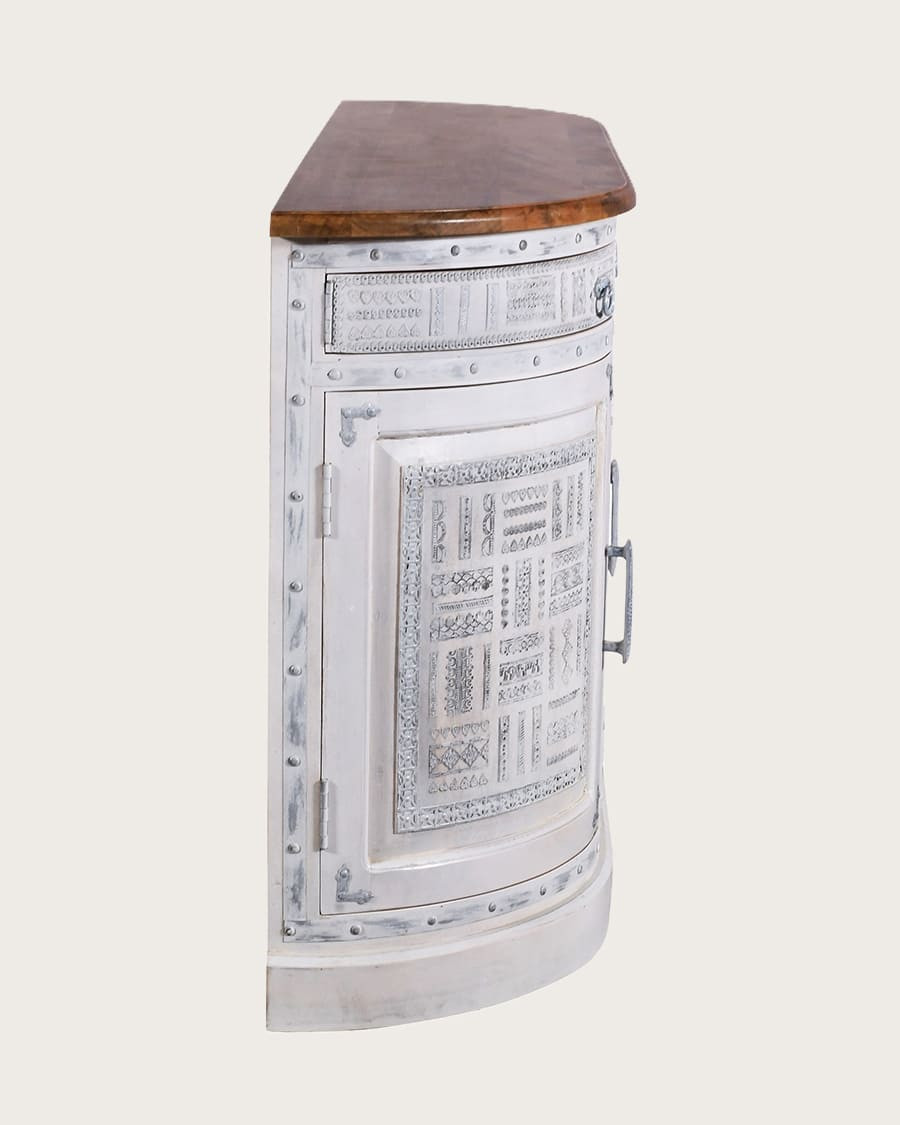Argo - Enfilade en bois massif de manguier blanc