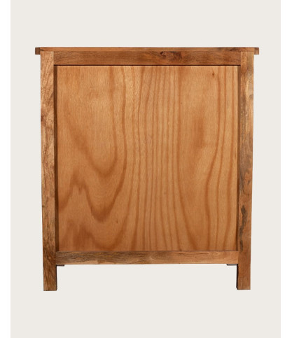 Blossom - Cómoda de madera maciza tallada, 85 cm
