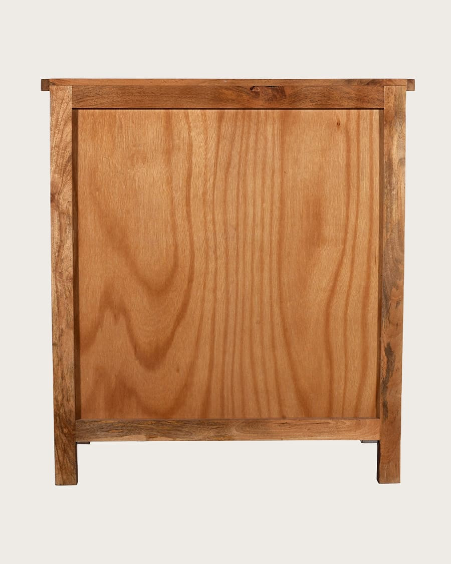 Blossom - Cómoda de madera maciza tallada, 85 cm