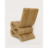 Diu - Fauteuil design en rotin tressé