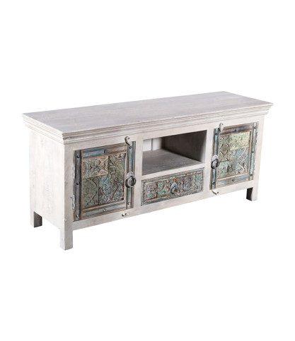 Viva - 150 cm gesneden houten tv standaard