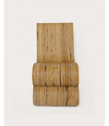 Diu - Poltrona di design in rattan intrecciato