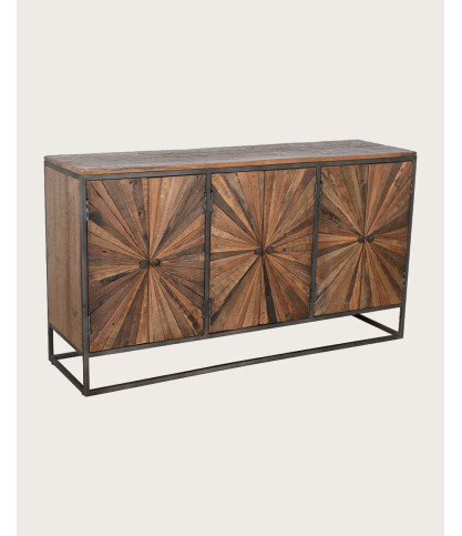 Mandala - Carved mango wood sideboard, 160 cm
