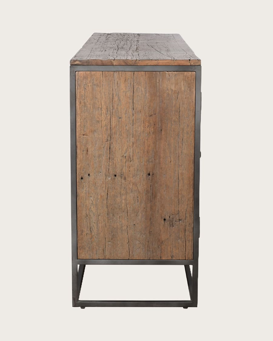 Mandala - Dressoir van gesneden mangohout, 160 cm