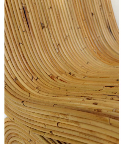 Diu - Designer armchair in woven rattan