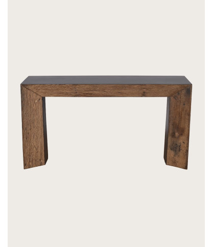 Luma - Console van massief mangohout