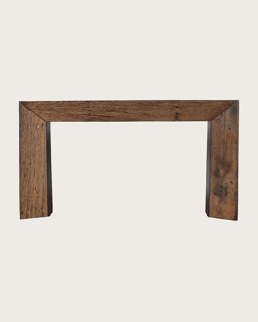 Luma - Console van massief mangohout