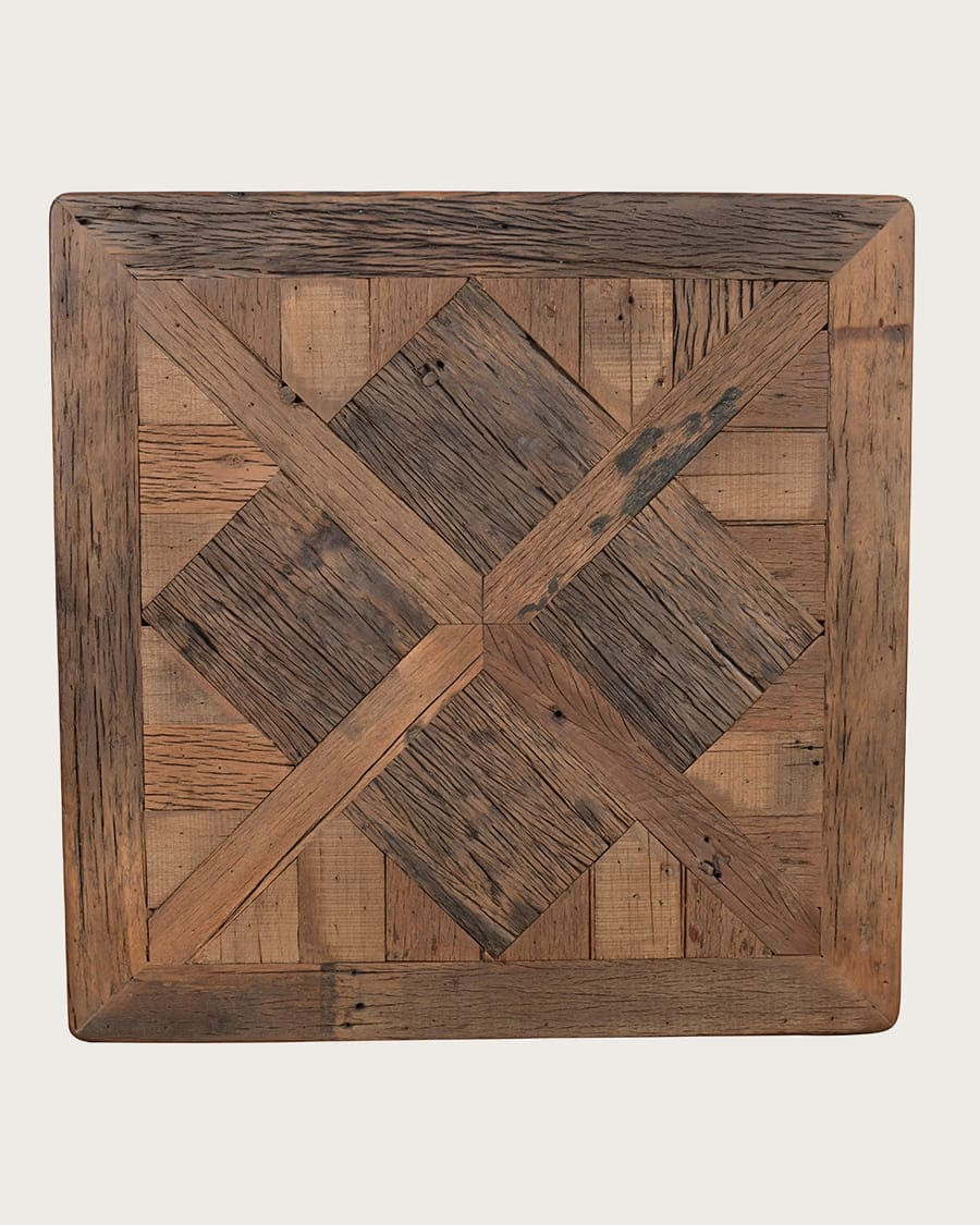 Alma - Square coffee table in solid mango wood