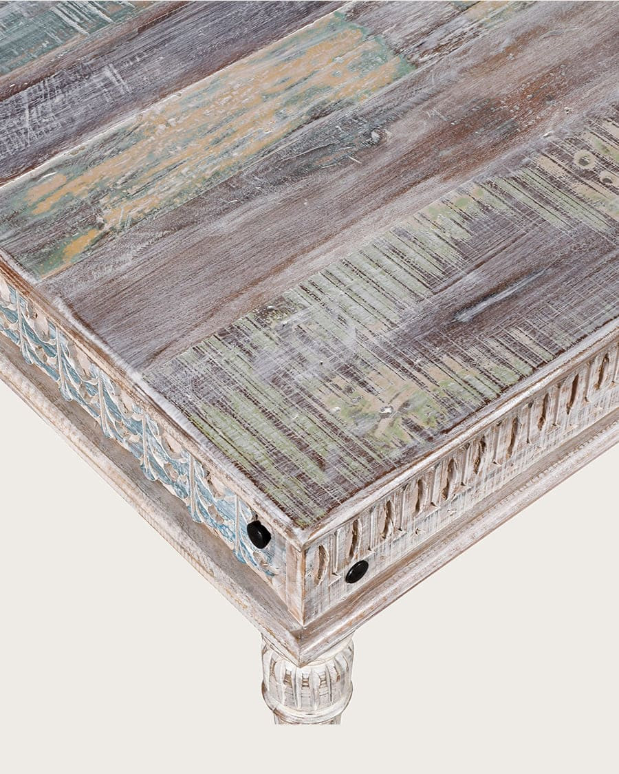 Aster - Salontafel van massief, gesneden mangohout