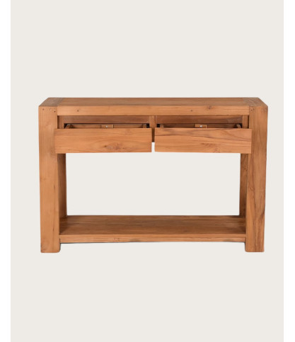 Kutaya - Mesa consola de teca maciza