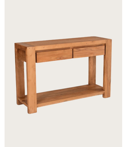 Kutaya - Mesa consola de teca maciza