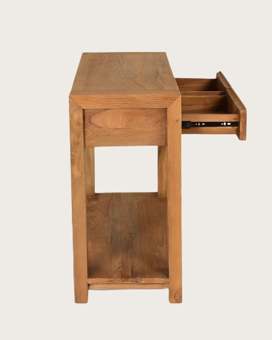 Kutaya - Mesa consola de teca maciza
