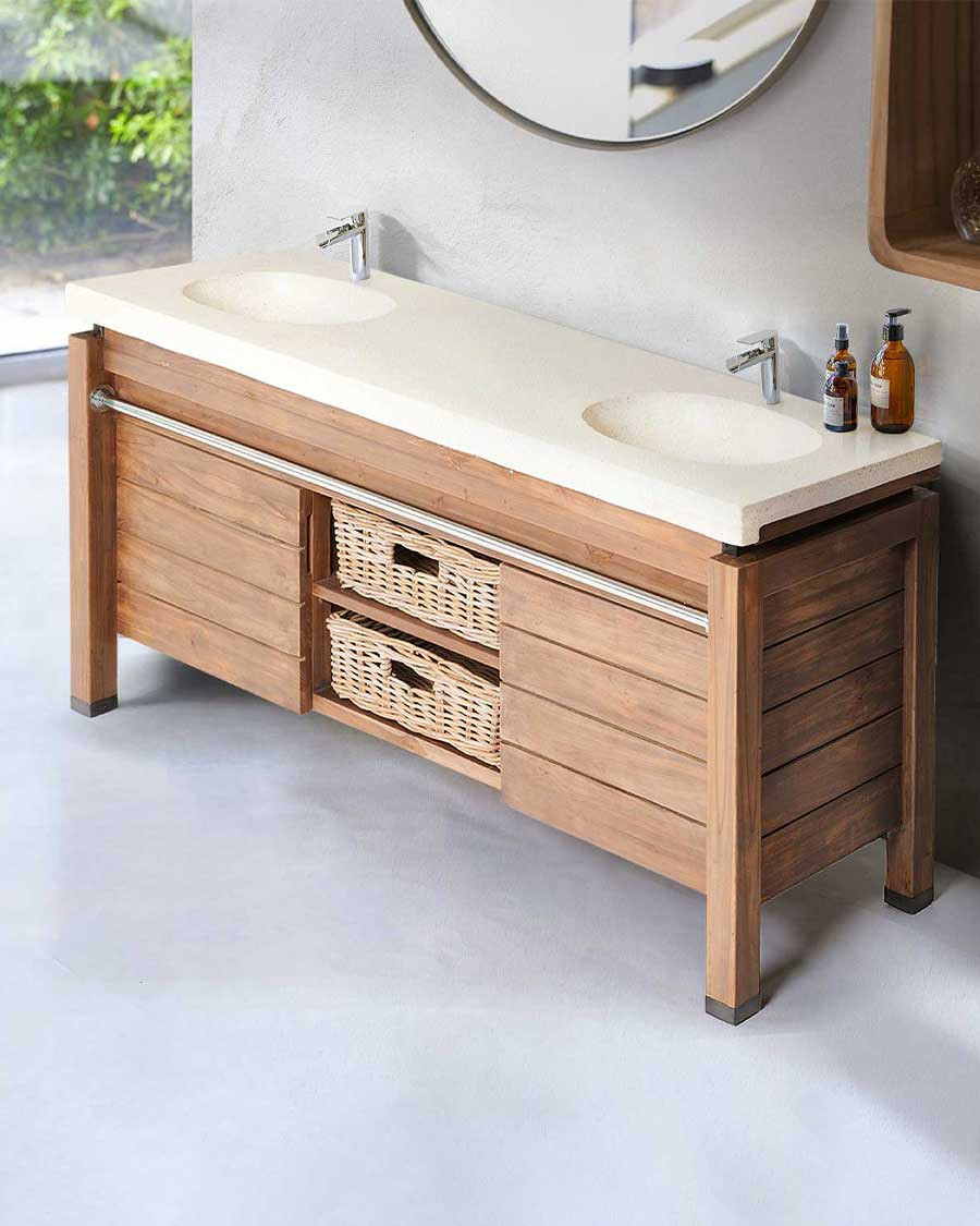 Harmonie - Teak and white...