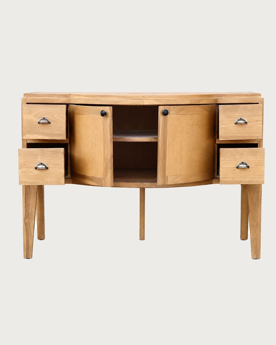 Dikana - Teak Sideboard mit Stauraum, 120 cm