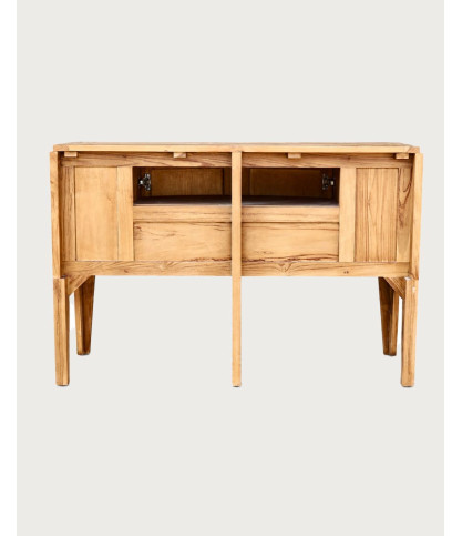 Dikana - Aparador de almacenamiento de teca, 120 cm
