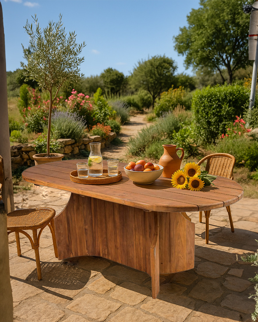 Meuble de jardin en bois de teck