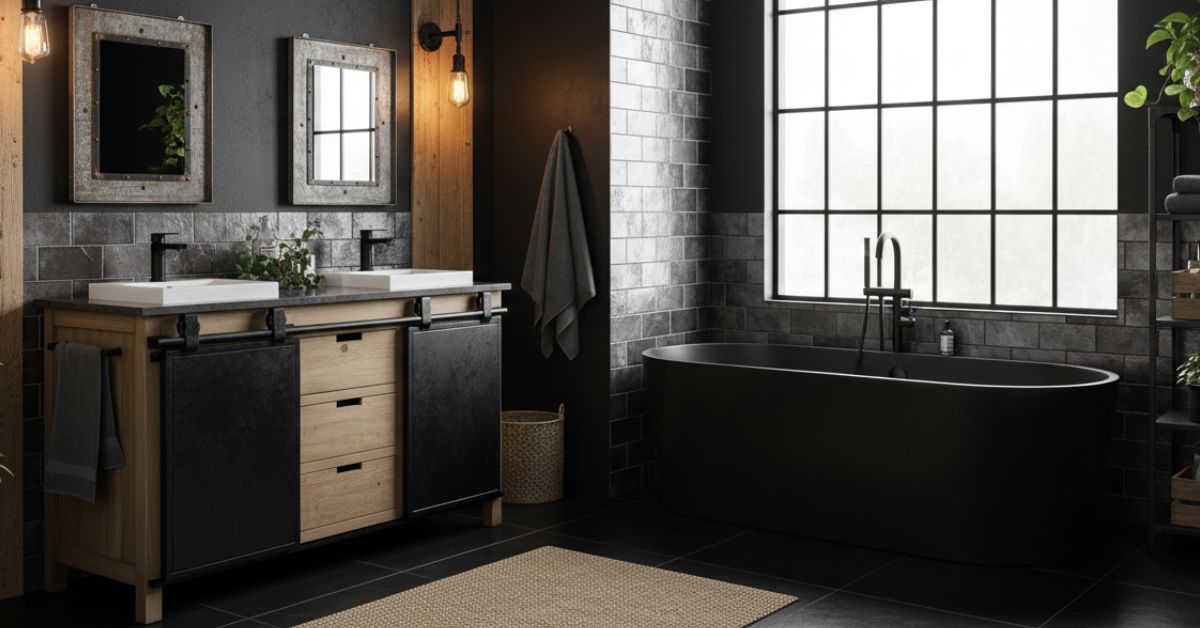 salle de bain style industriel