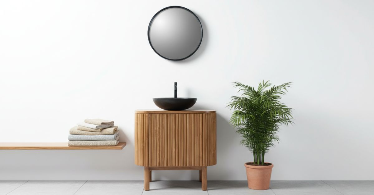 salle de bain japandi