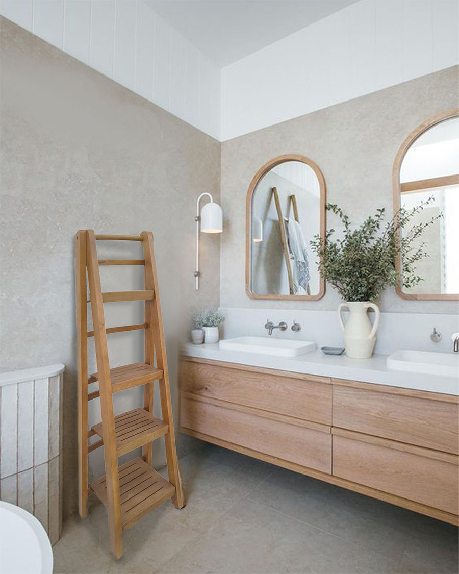 Vertis - Étagère salle de bain en teck