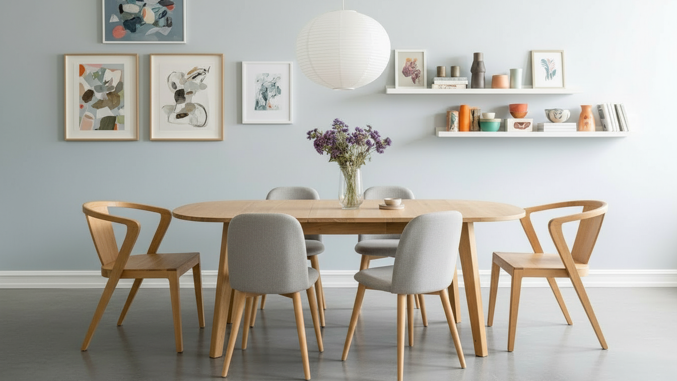 Chaises dépareillées ou assorties : La tendance salle à manger 2026