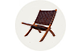 Chaise en cuir